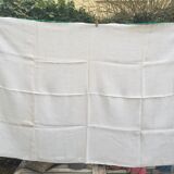 Old cotton linen tablecloth
