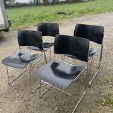 Set of chairs 40/4 by David Rowland for Howe
