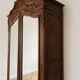 Antique two-door mirror wardrobe Louis XV in wood