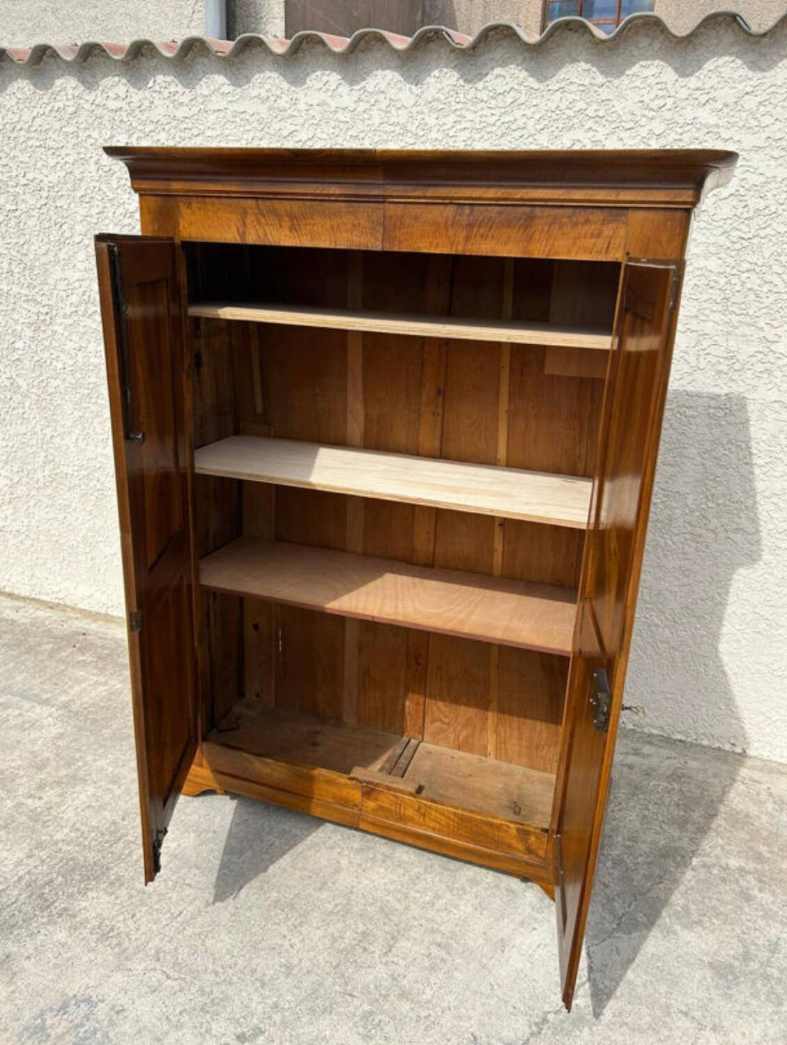 Louis Philippe walnut wardrobe