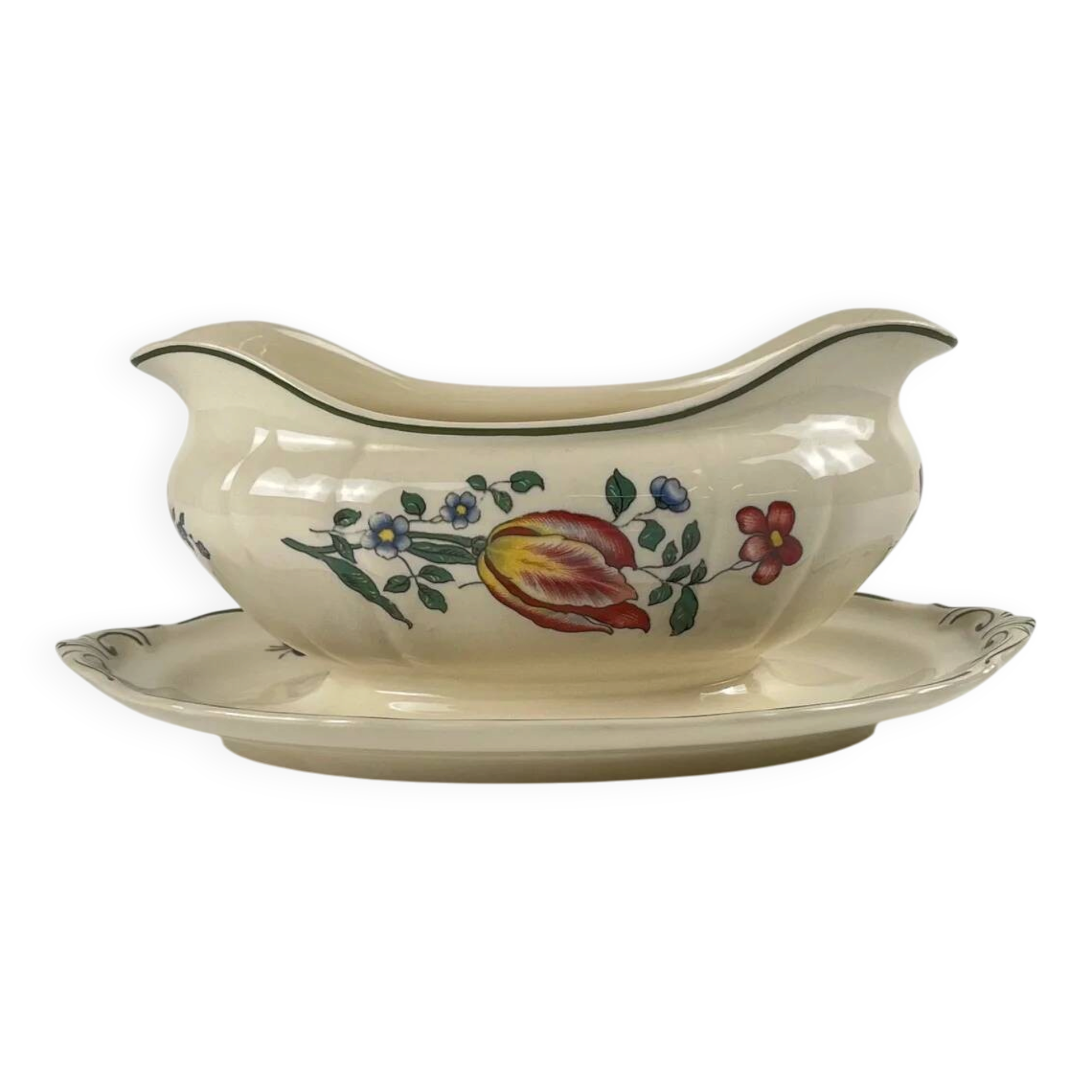 Sauceboat Villeroy & Boch "Old Strasbourg", 1940s/50s