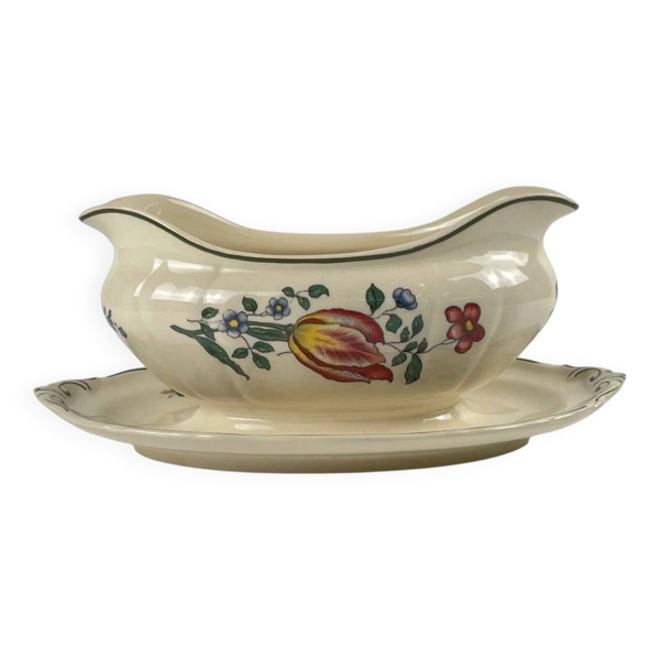 Saucière Villeroy & Boch ''vieux strasbourg'', 1940/50