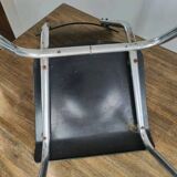 Jacques Hitier chair for Tubauto, 1950s, Bakelite style seat