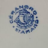 Antique flat plates St Amand Céranord