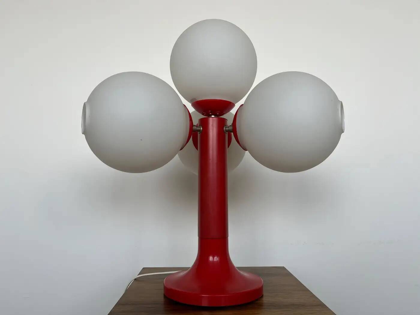 Grande lampe de table de style Space Age des années 1970, Sputnik ou Atom.