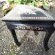 Coffee table Asian décor inlaid with vintage antique mother-of-pearl