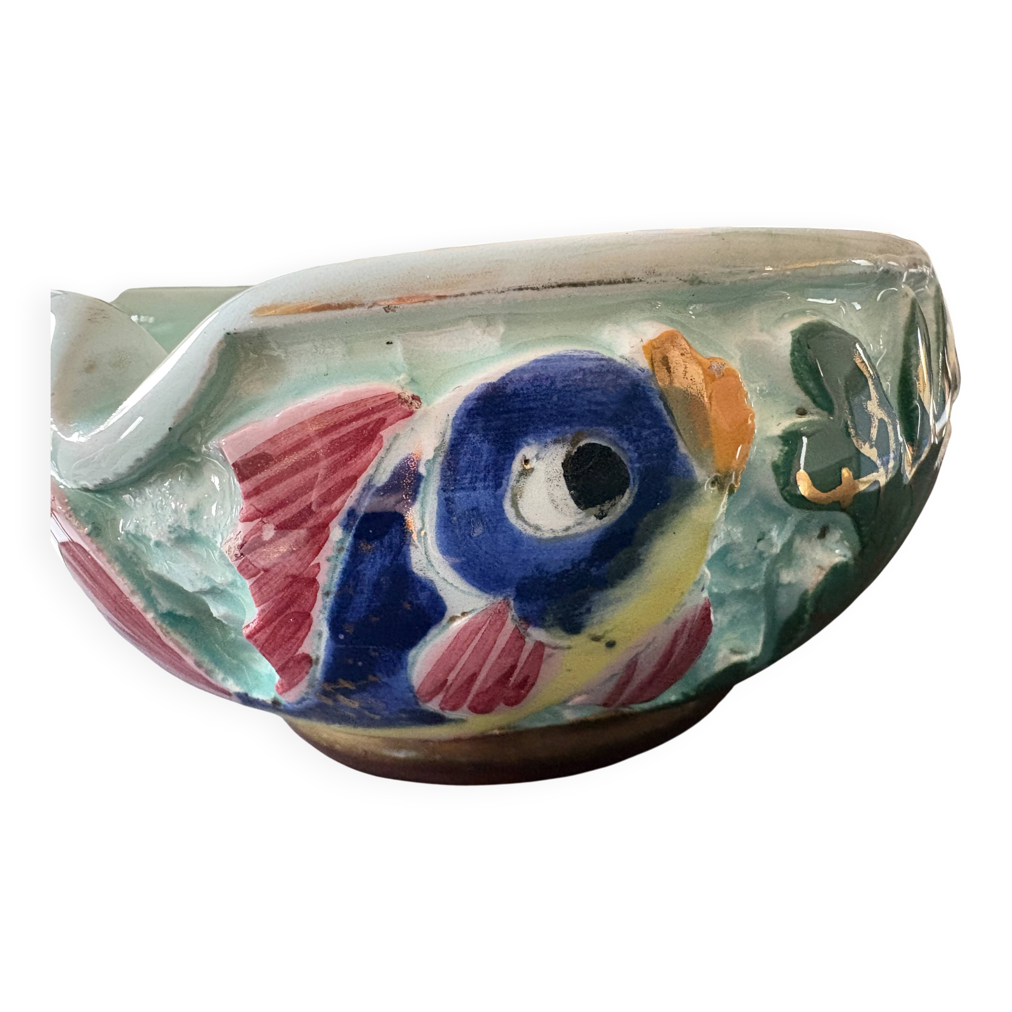 Vallauris ceramic ashtray