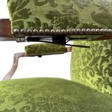 19's voltaire rack and pinion armchair