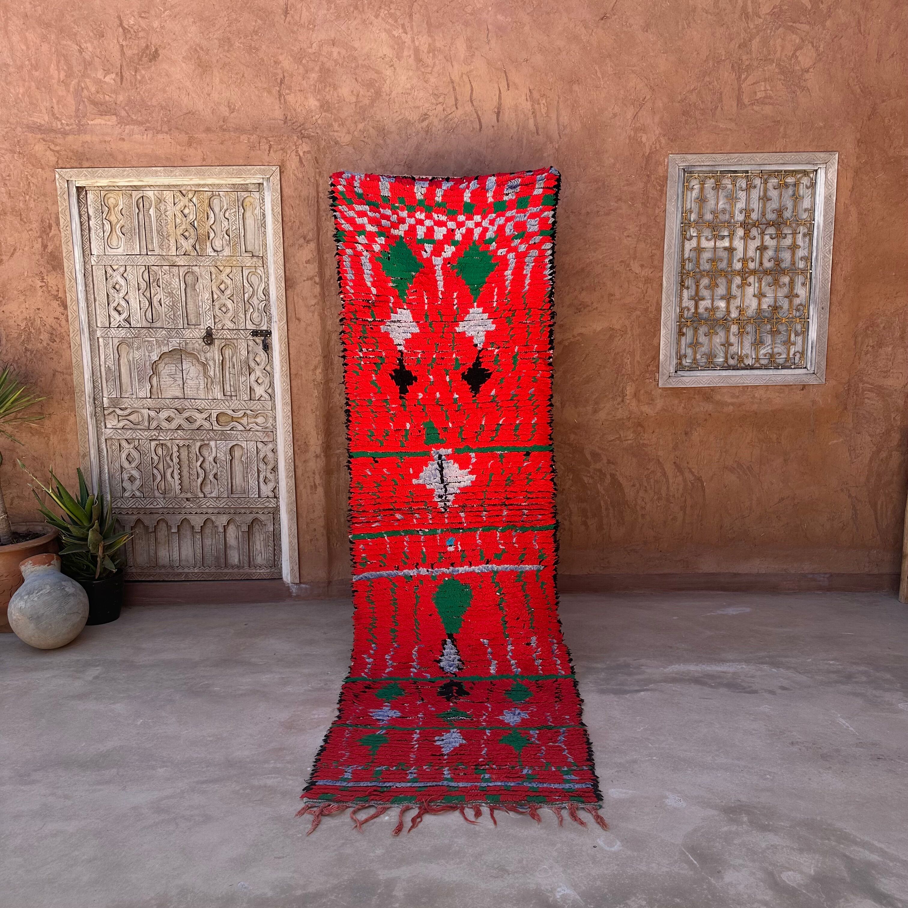 Moroccan carpet - 86 x 291 cm