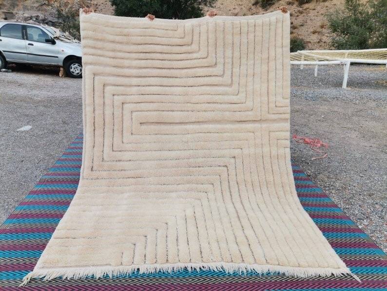 Moroccan Beni Ourain rug