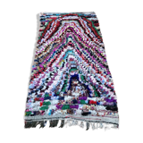 Carpet Moroccan boucherouite 95x350cm