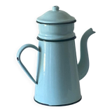 Mint enamelled sheet metal coffee maker
