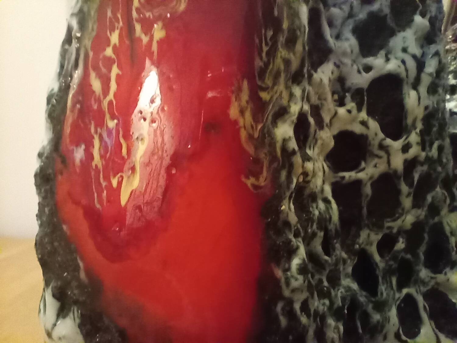 Fat lava ceramic liquor service by vallauris, france