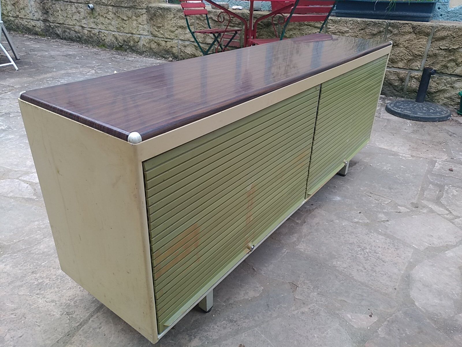 Meuble vintage industriel Strafor