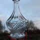 Élégante carafe en verre ciselé – style classique et raffiné