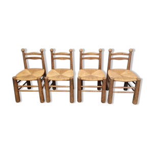 suite de 4 chaises 1960