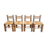 Suite of 4 chairs 1960