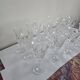 Baccarat Harcourt antique – Service of 17 crystal glasses – Very good condition