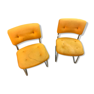 Armchairs tubular structure style 60