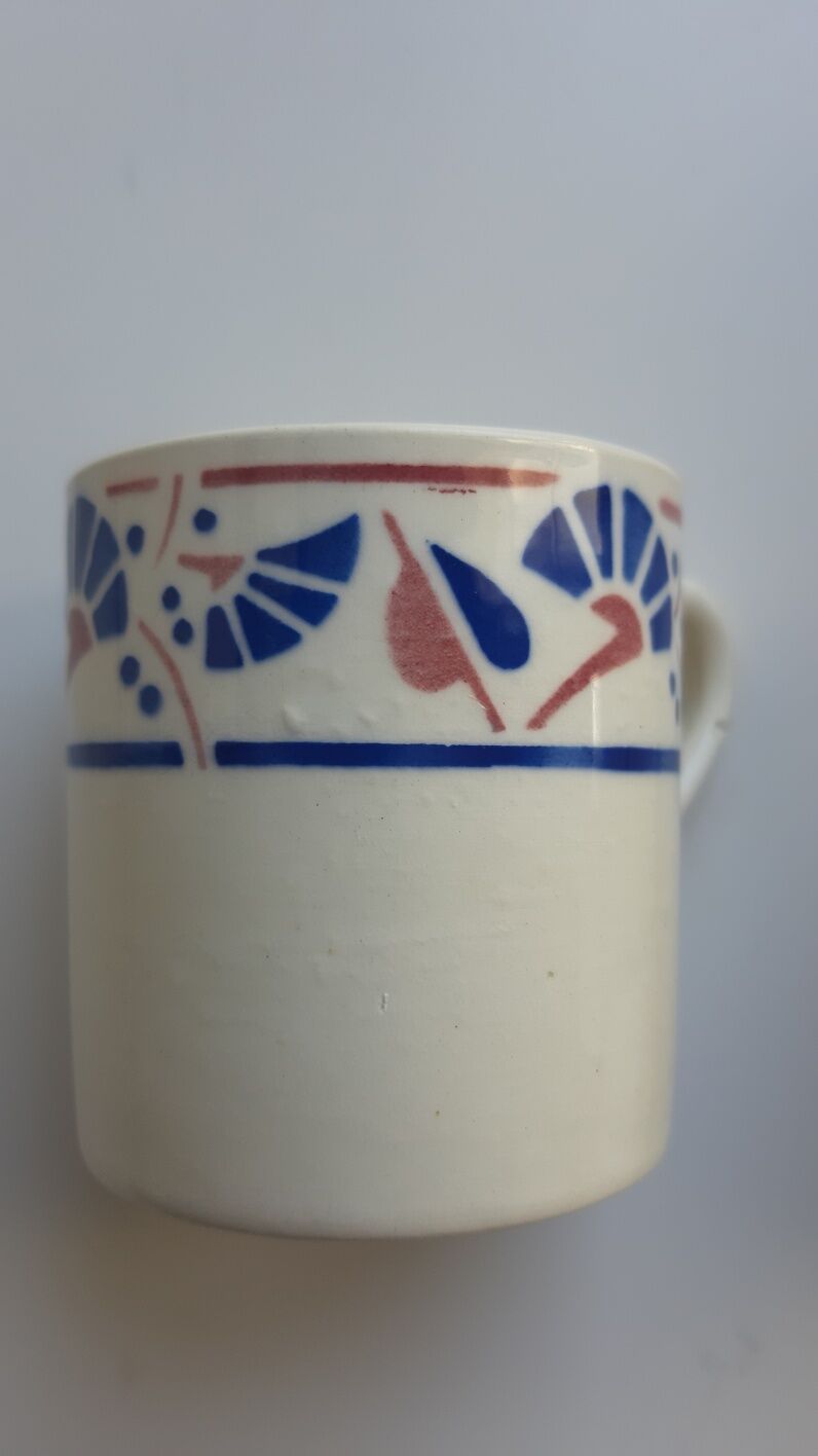 6 coffee cups Digoin Badonviller Sarreguemines