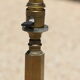 Pied de lampe bronze massif 410mm