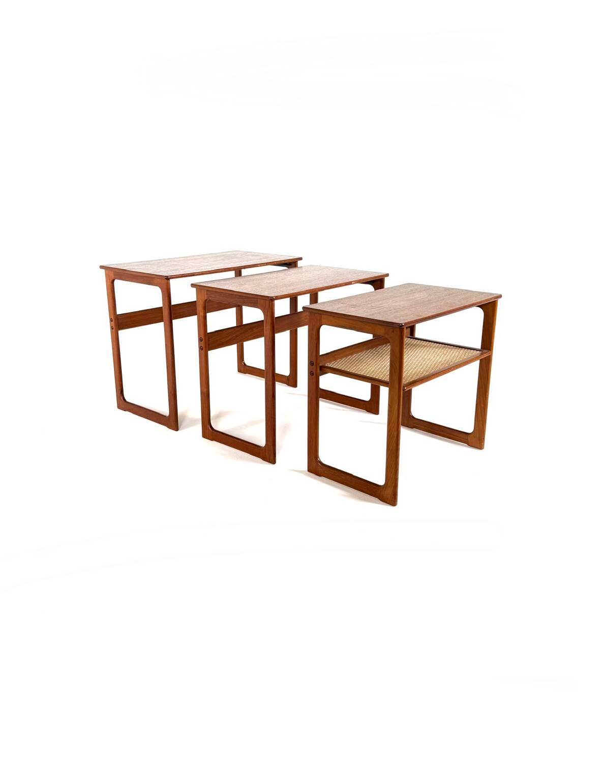 Vintage nesting tables, Johannes Andersen, Silkeborg ‘60
