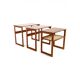 Vintage nesting tables, Johannes Andersen, Silkeborg ‘60