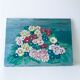 Oil on canvas small flowers