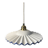 Vintage serrated pendant light