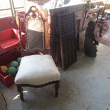 Ancienne chaise de chambre en acajou