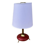 Table lamp with a lampshade Belgium 1980s.