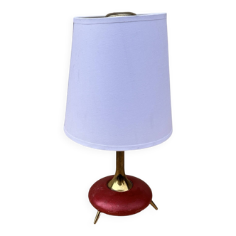 Table lamp with a lampshade Belgium 1980s.