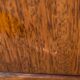 Midcentury brutalist oak magazine rack or holder, Dutch ca 1960s