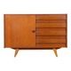 Vintage oak storage by Jiri Jiroutek, model U-458, 1960s
