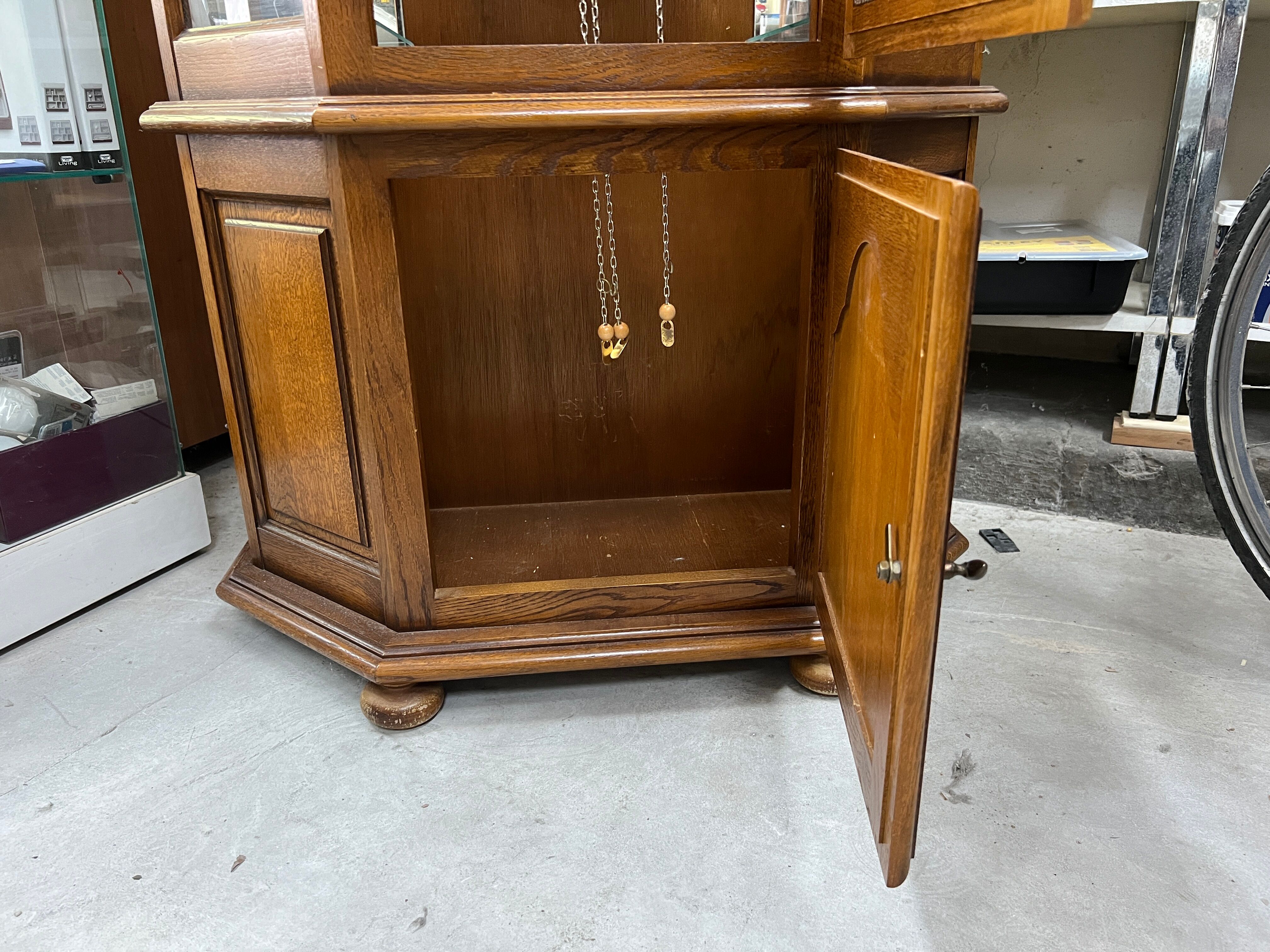 Artisanal Comtoise oak clock