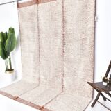 7x9 Terracotta White Turkish Vintage Rug 205x291Cm SK 242886