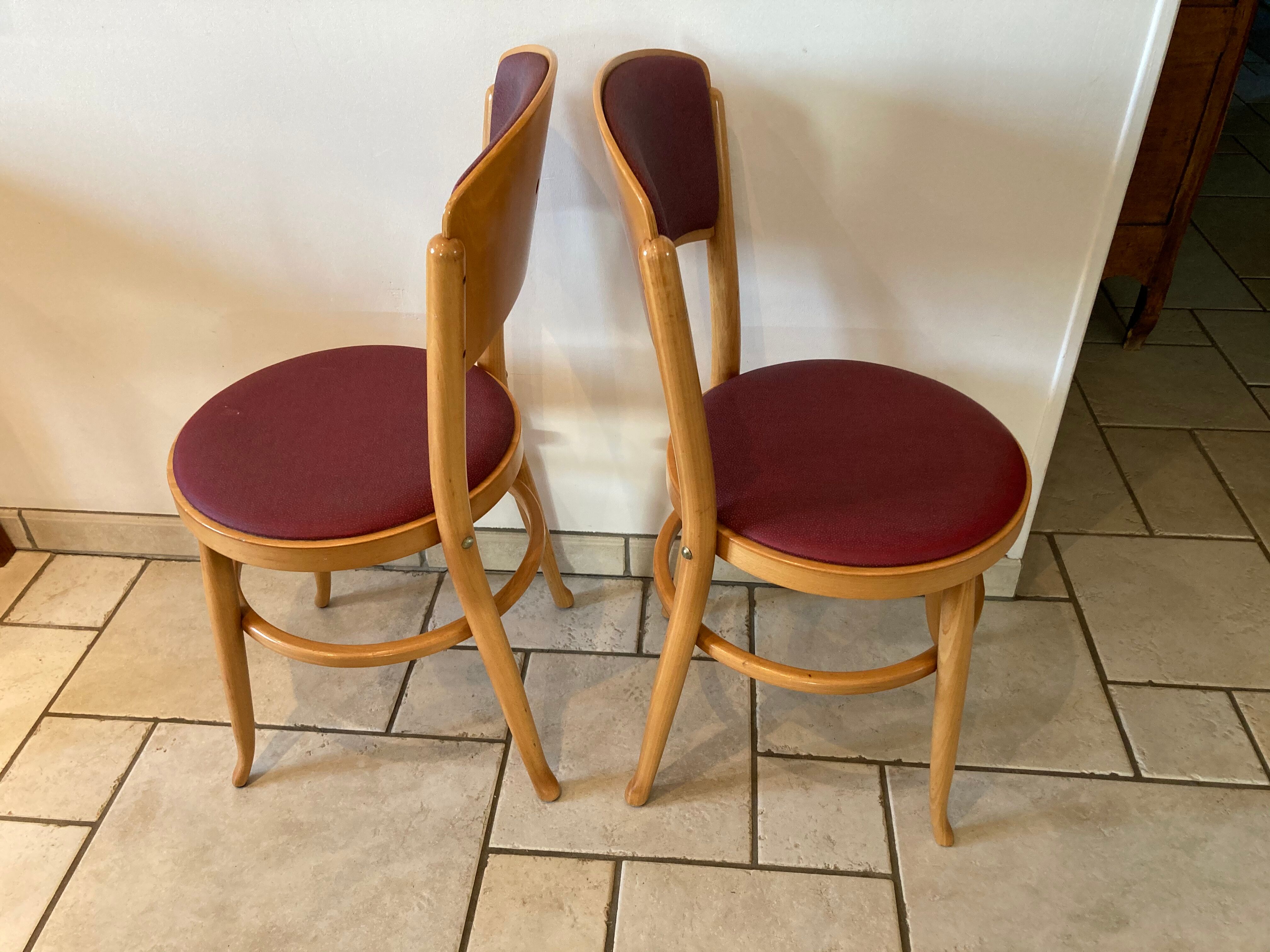 Pair of Baumann chairs