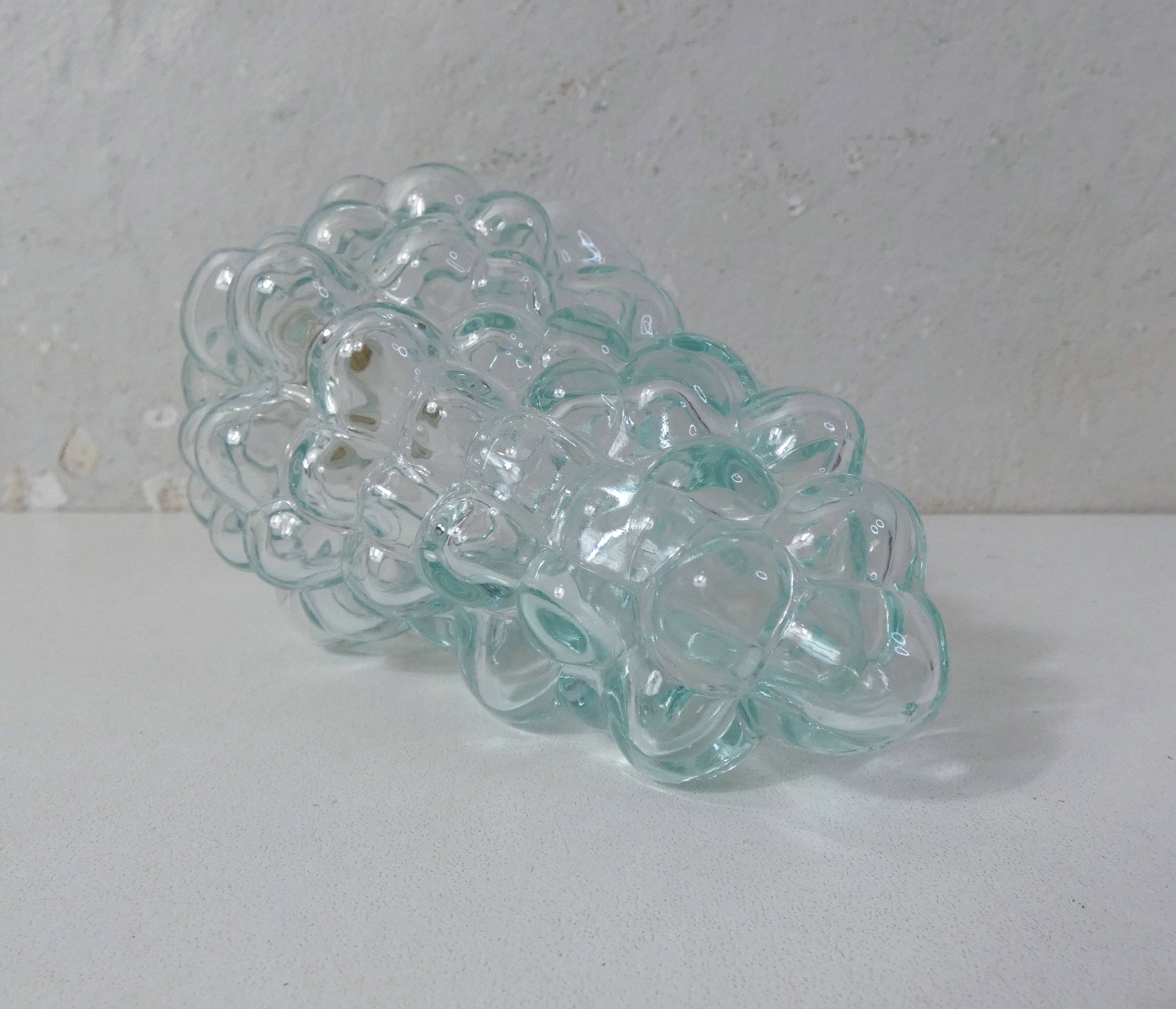 pressed glass bottle bunch of grapes