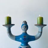 Mexican ceramic candle holder