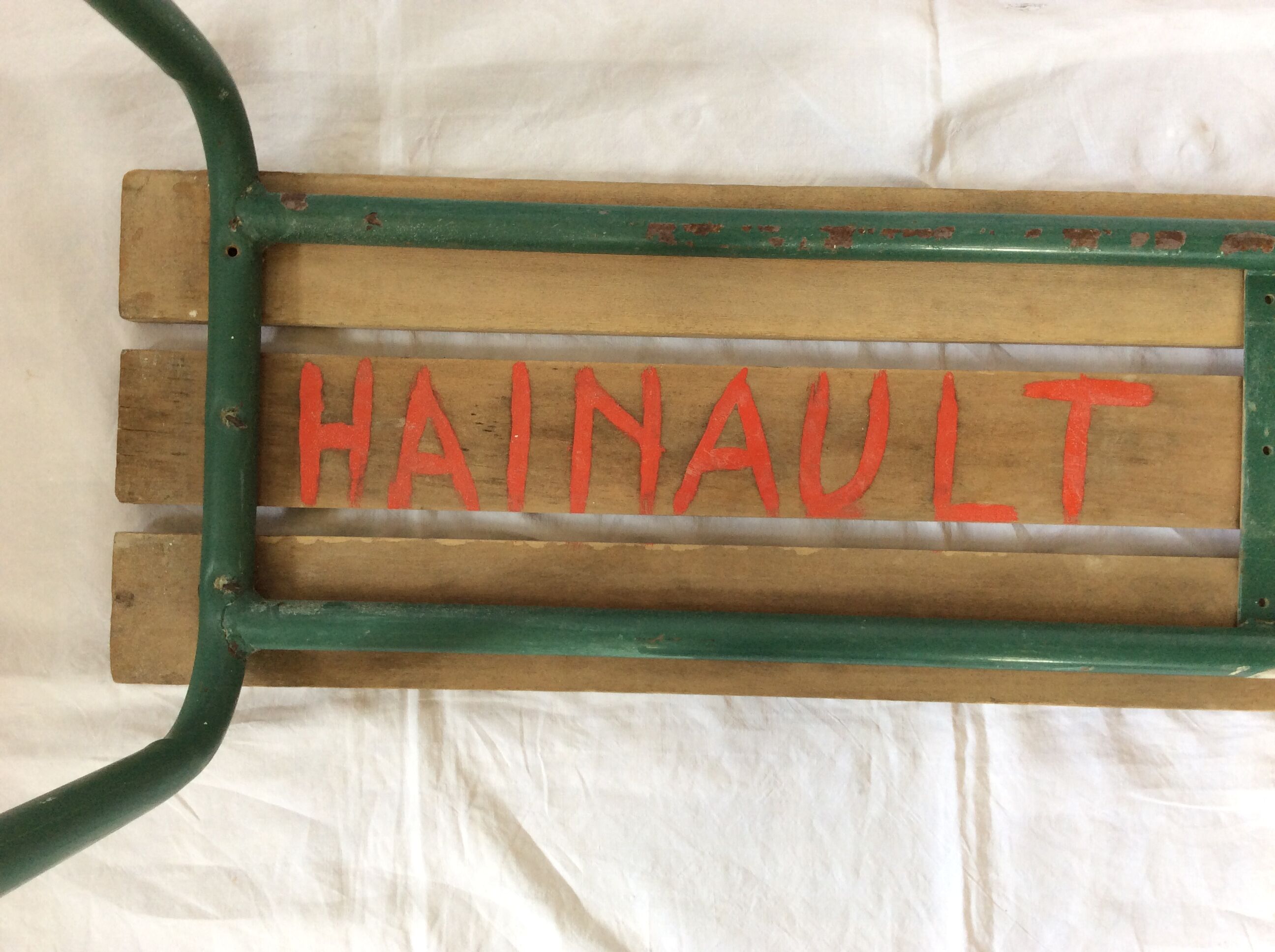Banc d'école vintage