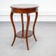 Late 20th Century Classical Style Round Side Table / Sewing Table