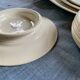 Ensemble 6 assiettes 22cm, 7 assiettes 23cm et compotière, Terre de fer