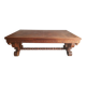 Rocaille table in carved solid oak