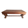 Rocaille table in carved solid oak