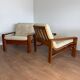 Pair of Scandinavian armchairs – 1970 - Attributed to EMC Mobel Denmark