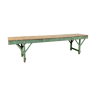 Table de marché en bois vert