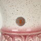 Pink vintage vase west germany flowers üebelacker keramik 634-30
