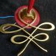 Appliques bronze et verre jules leleu art deco