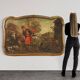 Great 17th century Italian painting, the sacking of the city