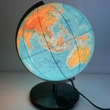 Vintage globe 1976 German terrestrial (French) JRO changeable image - 34 cm